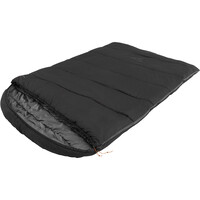 Easy Camp saco de dormir RAVEN SQUARE DOUBLE AZUL vista frontal