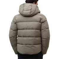Ecoalf chaquetas hombre BAZON MARRON vista trasera