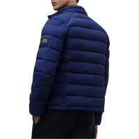 Ecoalf chaquetas hombre BERET AZUL vista trasera