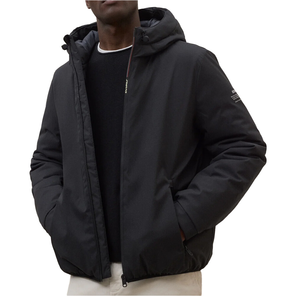 Ecoalf chaquetas hombre CARTES GRIS vista frontal