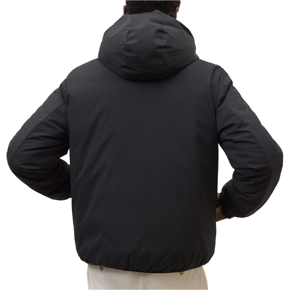 Ecoalf chaquetas hombre CARTES GRIS vista trasera