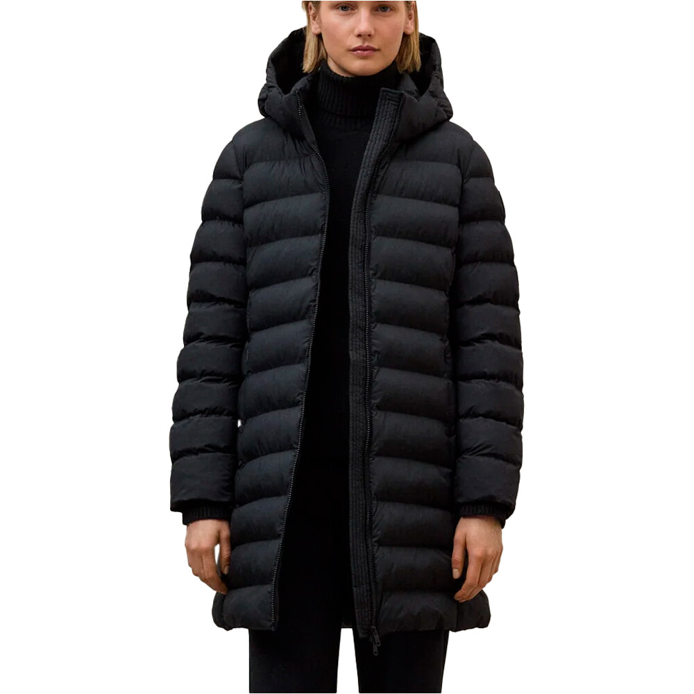 Ecoalf chaquetas mujer CRONULLA NEGRO 03