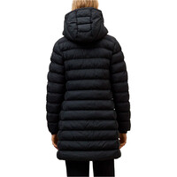 Ecoalf chaquetas mujer CRONULLA NEGRO vista trasera