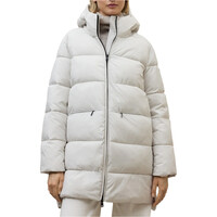 Ecoalf chaquetas mujer MARANGU MARRON vista frontal