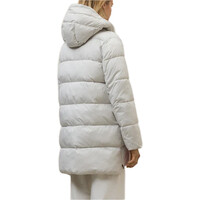 Ecoalf chaquetas mujer MARANGU MARRON vista trasera