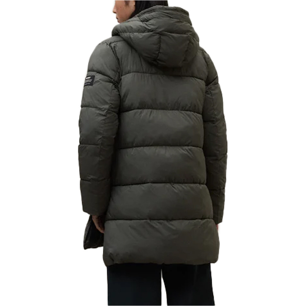Ecoalf chaquetas mujer MARANGU VERDE vista trasera