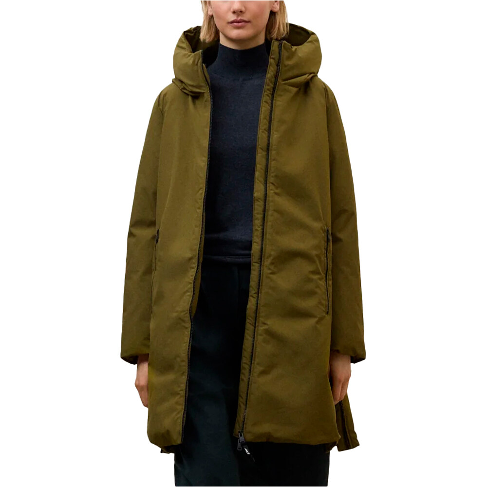 Ecoalf chaquetas mujer MATI MARRON vista detalle