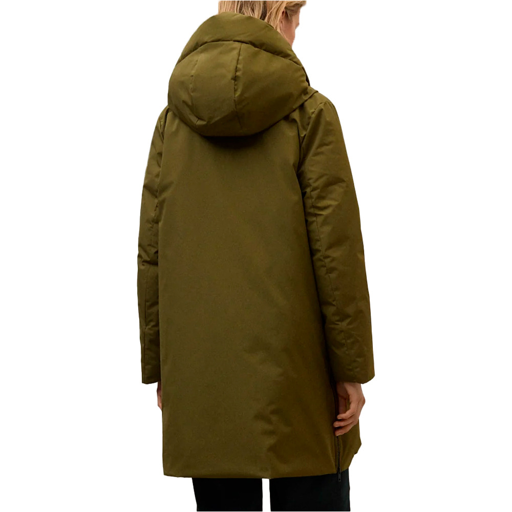 Ecoalf chaquetas mujer MATI MARRON vista trasera