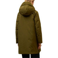 Ecoalf chaquetas mujer MATI MARRON vista trasera