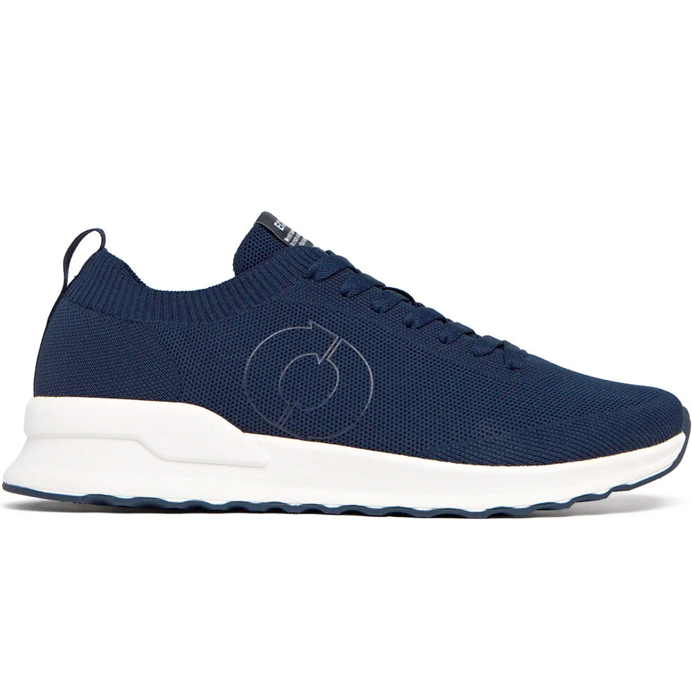 Ecoalf zapatilla moda hombre CONDE AZUL lateral exterior