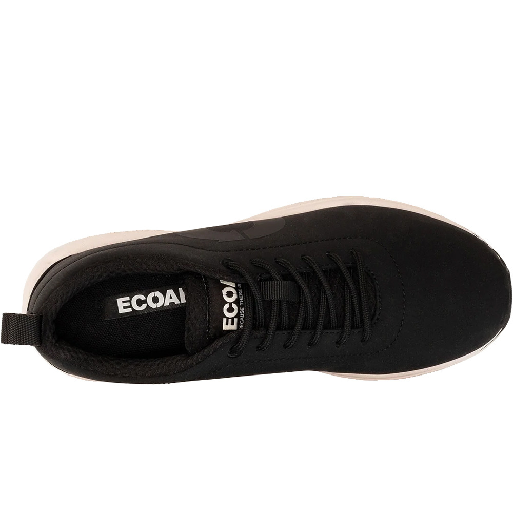 Ecoalf zapatilla moda mujer CHICAGO NEGRO lateral interior