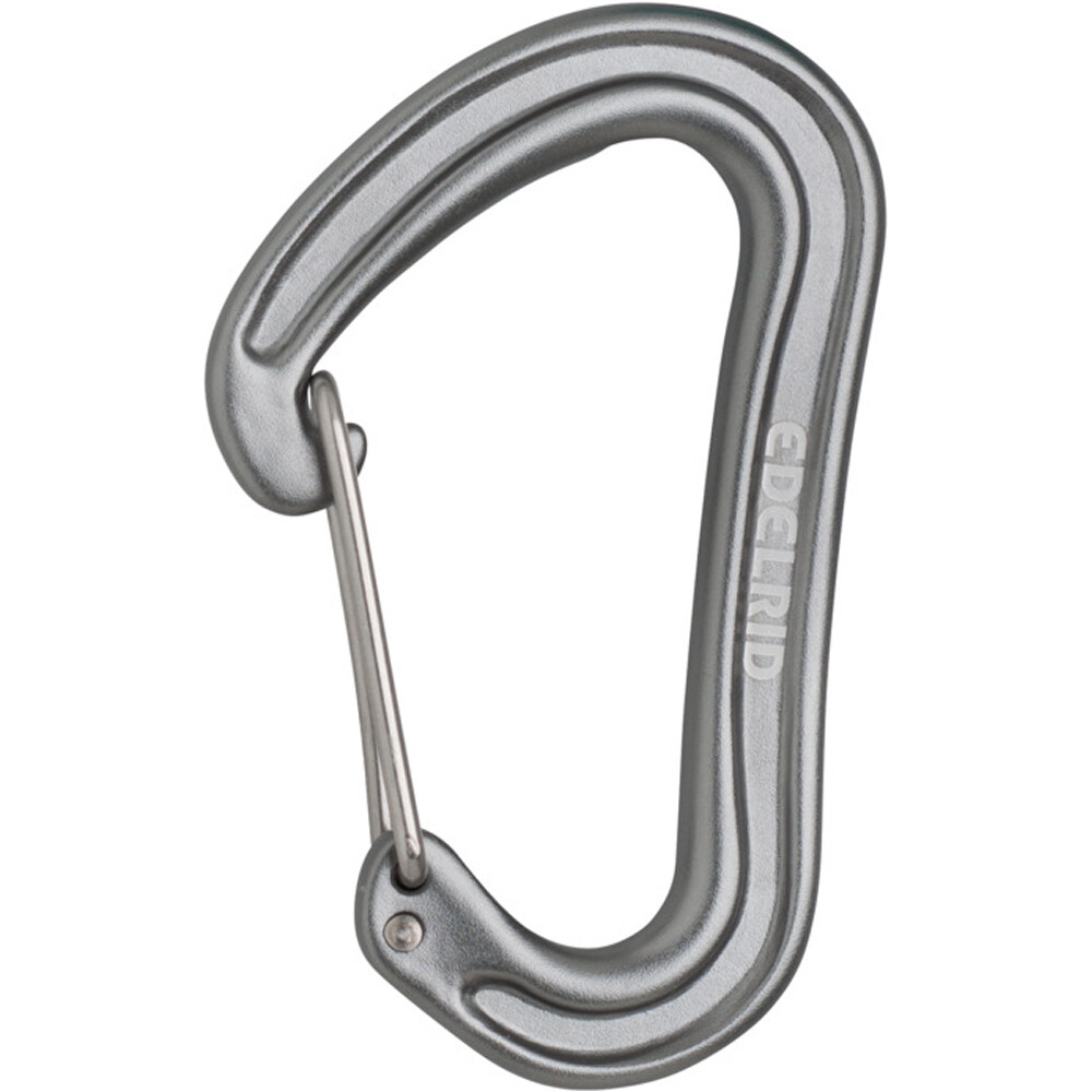 Edelrid mosquetón escalada NINETEEN G AZUL vista frontal