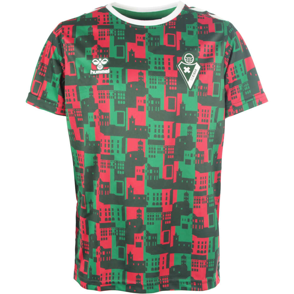Eibar camiseta entrenamiento niño 24/25 PREMATCH  vista frontal
