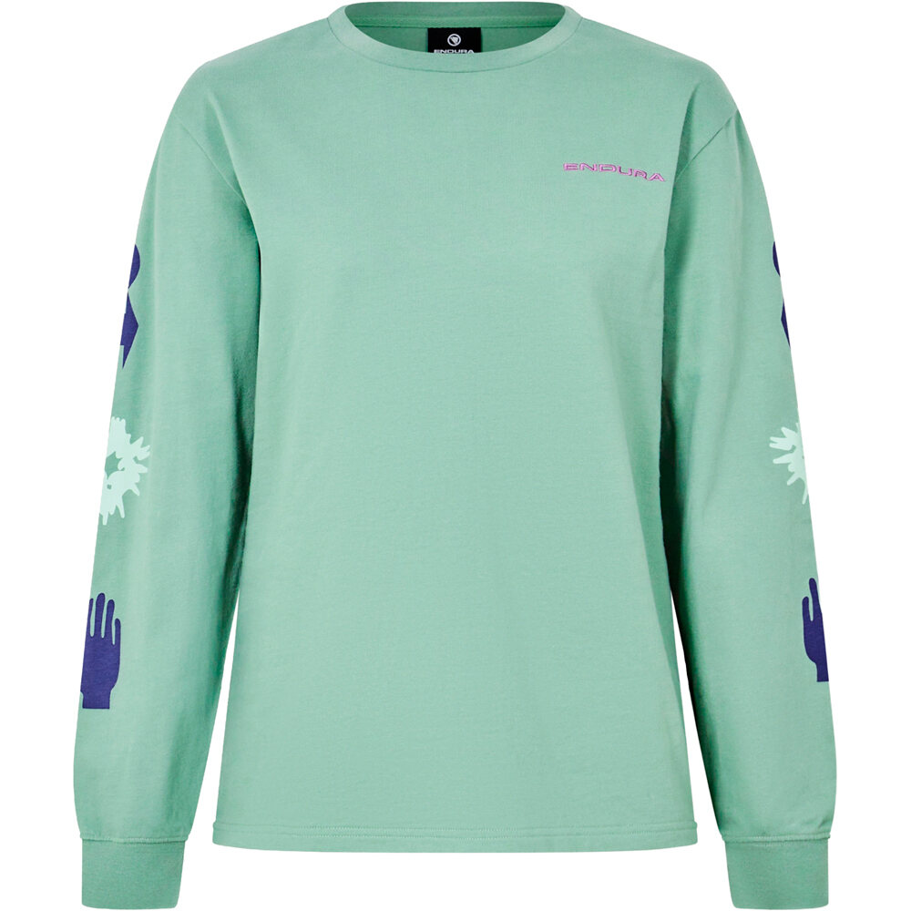 Endura camiseta ciclismo hombre FORTY1THIRTY L/S TEE  vista trasera