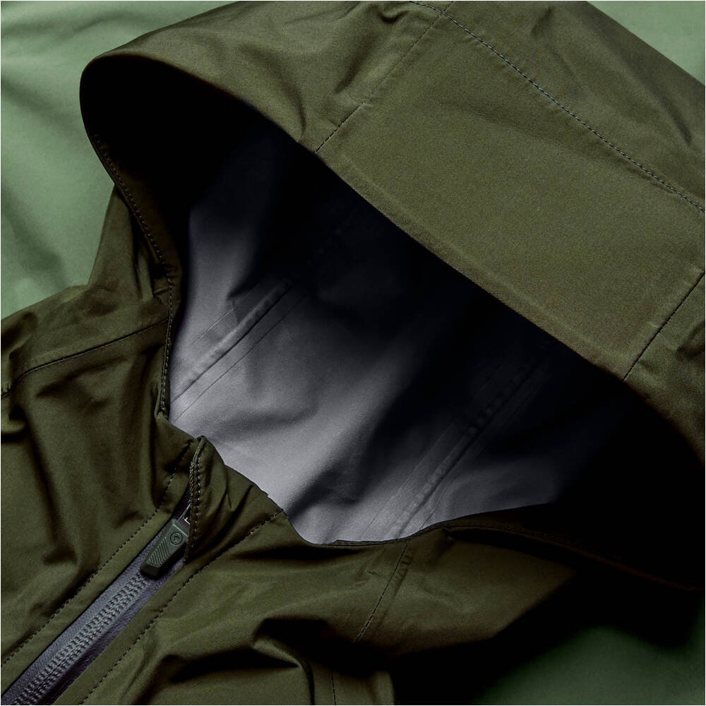 Endura cortavientos ciclismo mujer SINGLETRACK JACKET II VERDE vista trasera