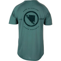 Endura maillot manga corta hombre LOOP TECH VERDE vista trasera
