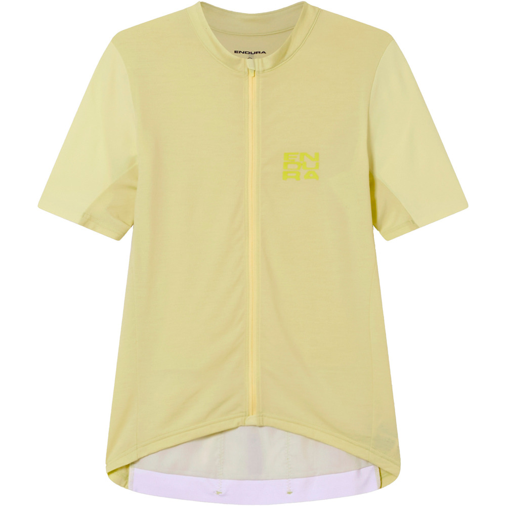 Endura maillot manga corta mujer ALLTRACK RIDE AMARILLO vista frontal