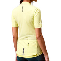 Endura maillot manga corta mujer Women's AllTrack Ride S/S Jersey AMARILLO vista trasera