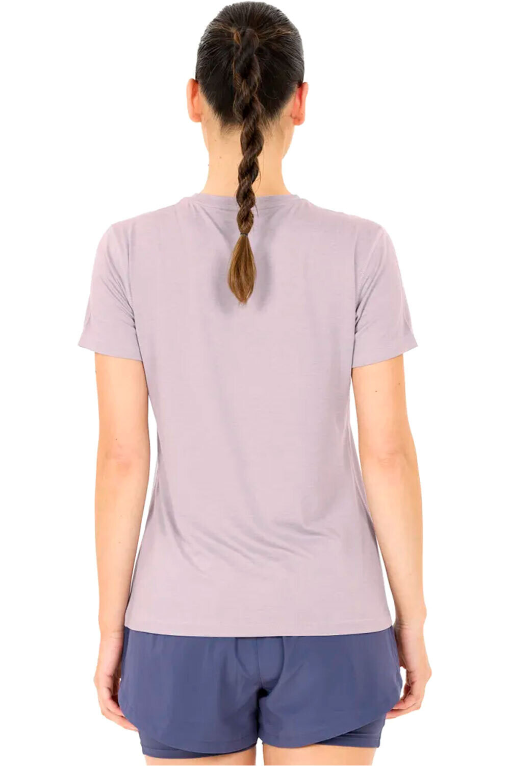 Endurance camiseta entrenamiento manga corta mujer ALVALY  vista trasera