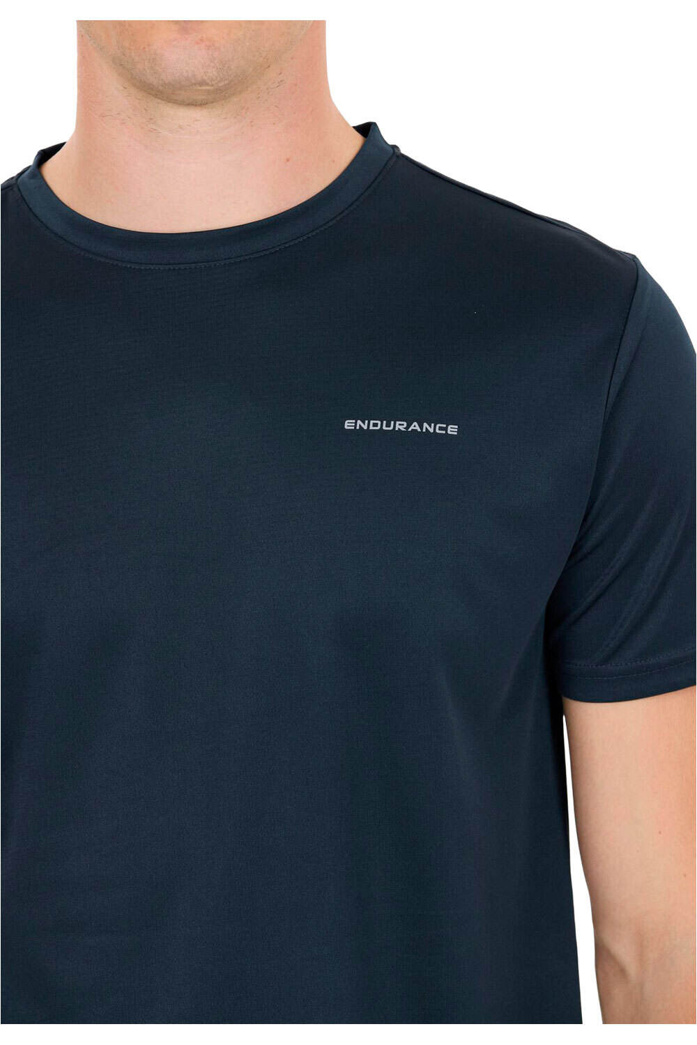 Endurance camiseta técnica manga corta hombre VERNON V2 M PERFORMANCE AZUL vista detalle