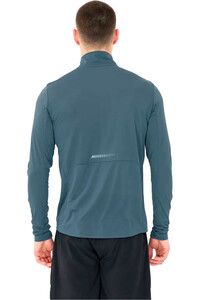 Endurance camiseta técnica manga larga hombre OMAIS AZUL vista trasera
