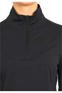Endurance camiseta técnica manga larga mujer CHABA NEGRO vista detalle
