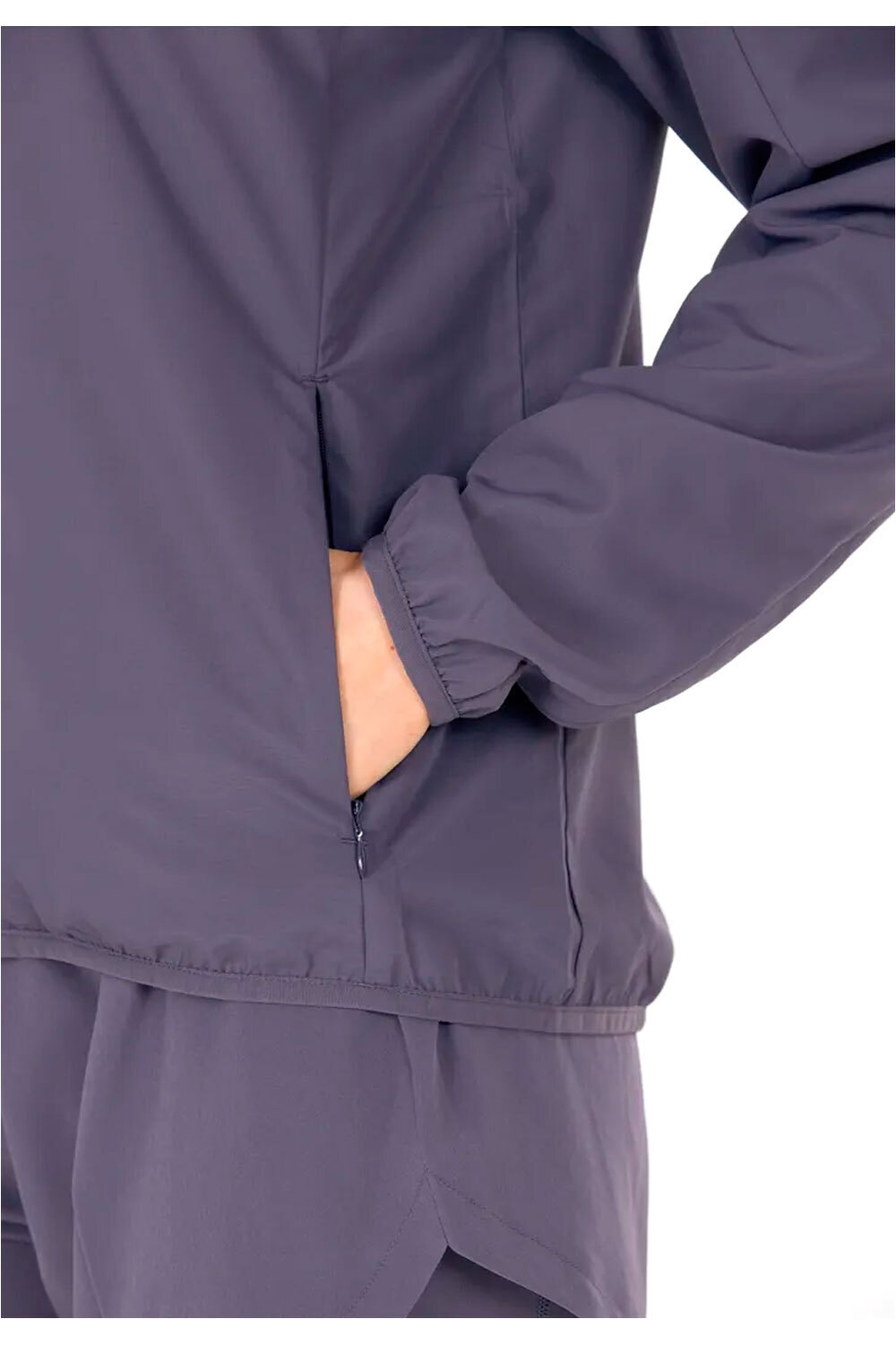 Endurance CHAQUETA RUNNING MUJER SYLEN GRIS 03