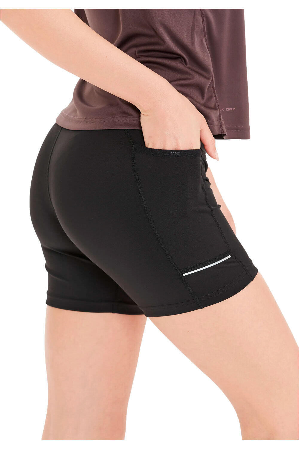 Endurance malla larga running mujer ENERGY V2 NEGRO 03