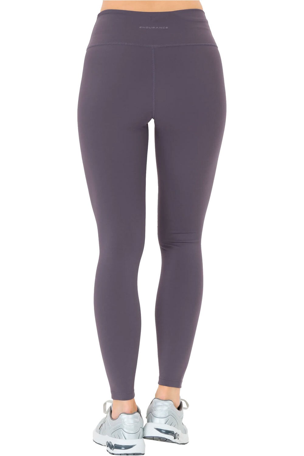 Endurance malla larga running mujer RALEIGH GRIS vista trasera