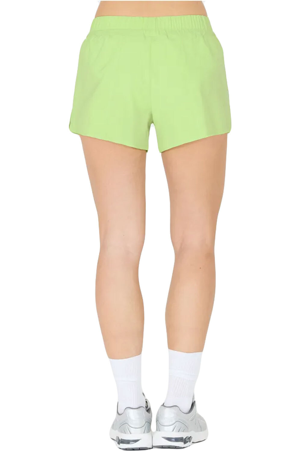 Endurance pantalón running mujer TARJA VERDE vista trasera