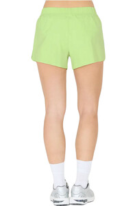 Endurance pantalón running mujer TARJA VERDE vista trasera