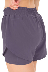Endurance pantalón running mujer YAROL W 2-IN-1 GRIS vista detalle