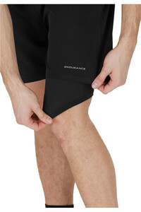 Endurance pantaloneta técnica hombre KROS 2IN1 NEGRO 03