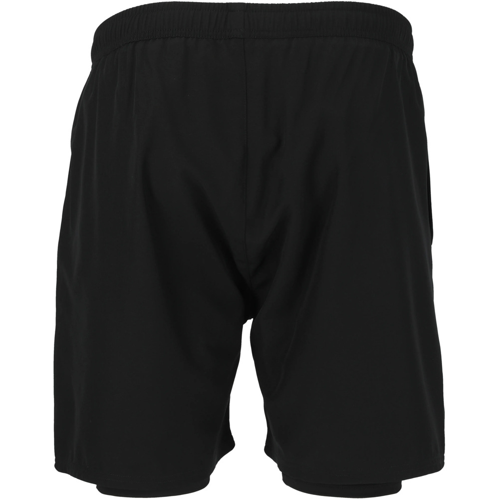 Endurance pantaloneta técnica hombre KROS 2IN1 NEGRO 05