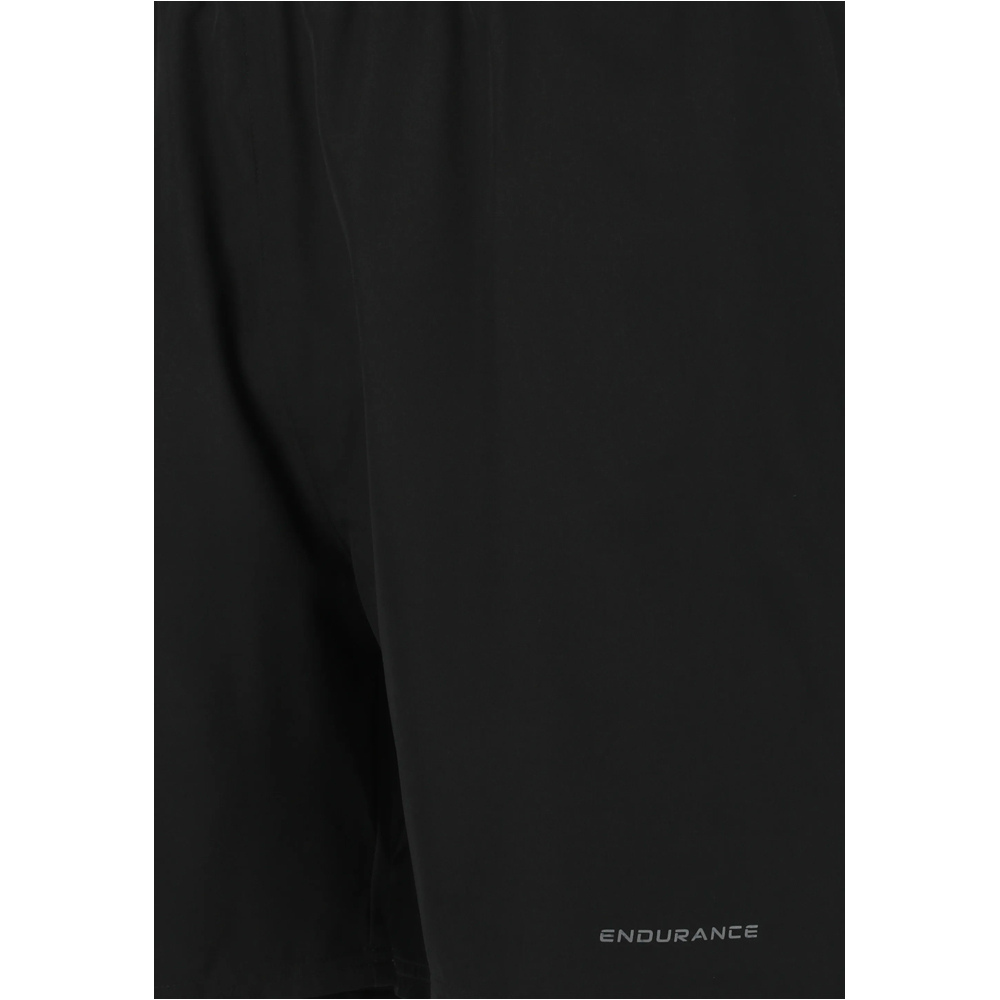 Endurance pantaloneta técnica hombre KROS 2IN1 NEGRO 06
