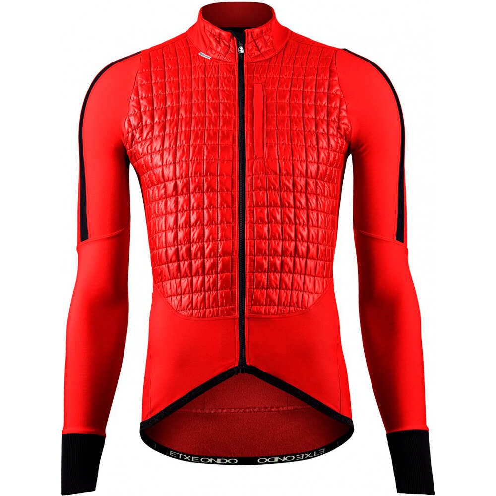 Etxeondo cortavientos ciclismo hombre ARRI ROJO vista frontal