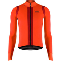 Etxeondo cortavientos ciclismo hombre CHAQUETA ELUR GORE-TEX WINDSTOPPER NARANJA vista frontal