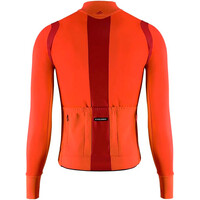 Etxeondo cortavientos ciclismo hombre CHAQUETA ELUR GORE-TEX WINDSTOPPER NARANJA vista trasera
