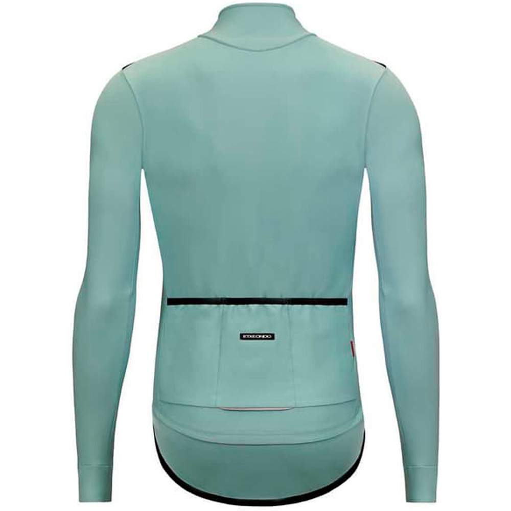 Etxeondo cortavientos ciclismo hombre DENA WINDSTOPPER AZUL vista trasera