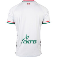 Euskadi camiseta de fútbol oficiales FEDERACION VASCA 24/25 2ª EQUIPACION BLANCO vista trasera