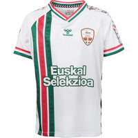 Euskadi camiseta entrenamiento niño FEDERACION VASCA 24/25 2ª EQUIPACION BLANCO