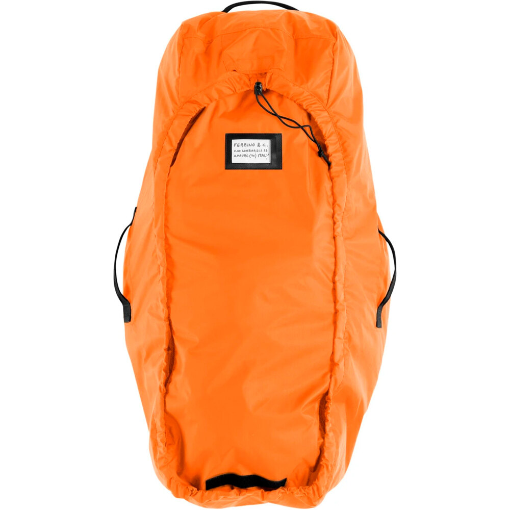 Ferrino cubremochilas LUGGAGE TWO WAY NARANJA vista frontal