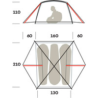 Ferrino tienda campaña TENT NEMESI 3 PRO FR VERDE 04