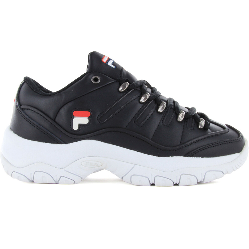 Fila zapatilla moda mujer STRADA HIKER LOW NEGRO lateral exterior