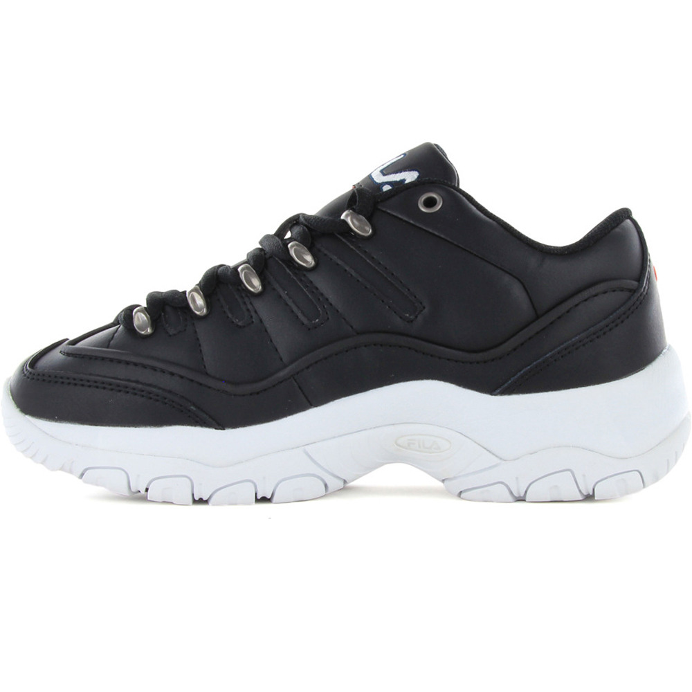 Fila zapatilla moda mujer STRADA HIKER LOW NEGRO puntera