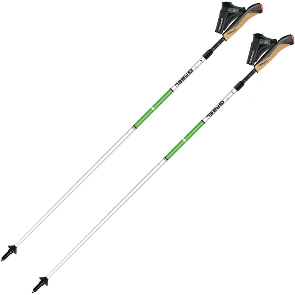 Gabel bastón travesía montaña NORDIC-REVO ALU-TECH PAR  vista frontal