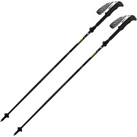 Gabel bastón travesía montaña PAR-BASTON CARBON FEATHER XTL 116-135 CM NEGRO vista frontal