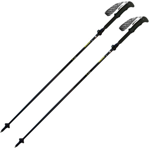 Gabel bastón travesía montaña PAR-BASTON CARBON FEATHER XTL 116-135 CM NEGRO