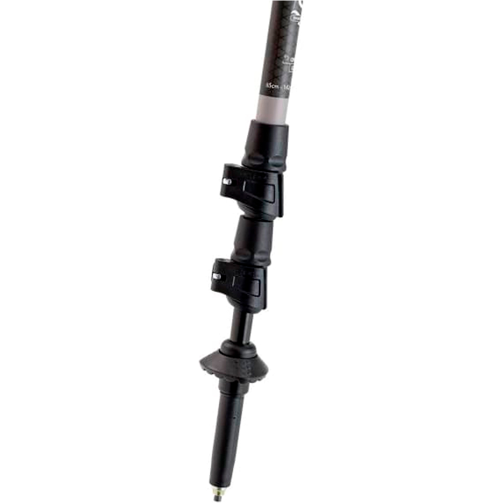 Gabel bastón travesía montaña PAR-BASTON ESCAPE CARBON TOUR 65-142 CM NEGRO 01