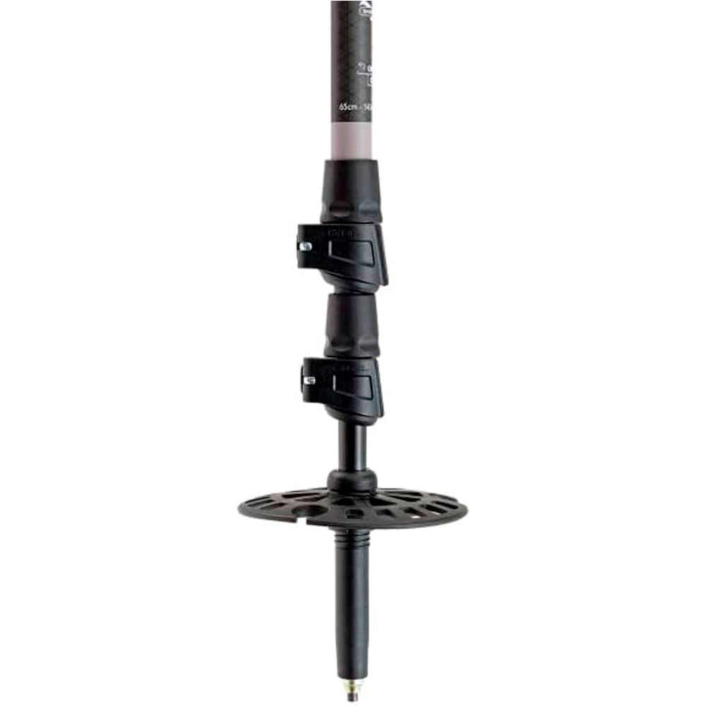 Gabel bastón travesía montaña PAR-BASTON ESCAPE CARBON TOUR 65-142 CM NEGRO 02